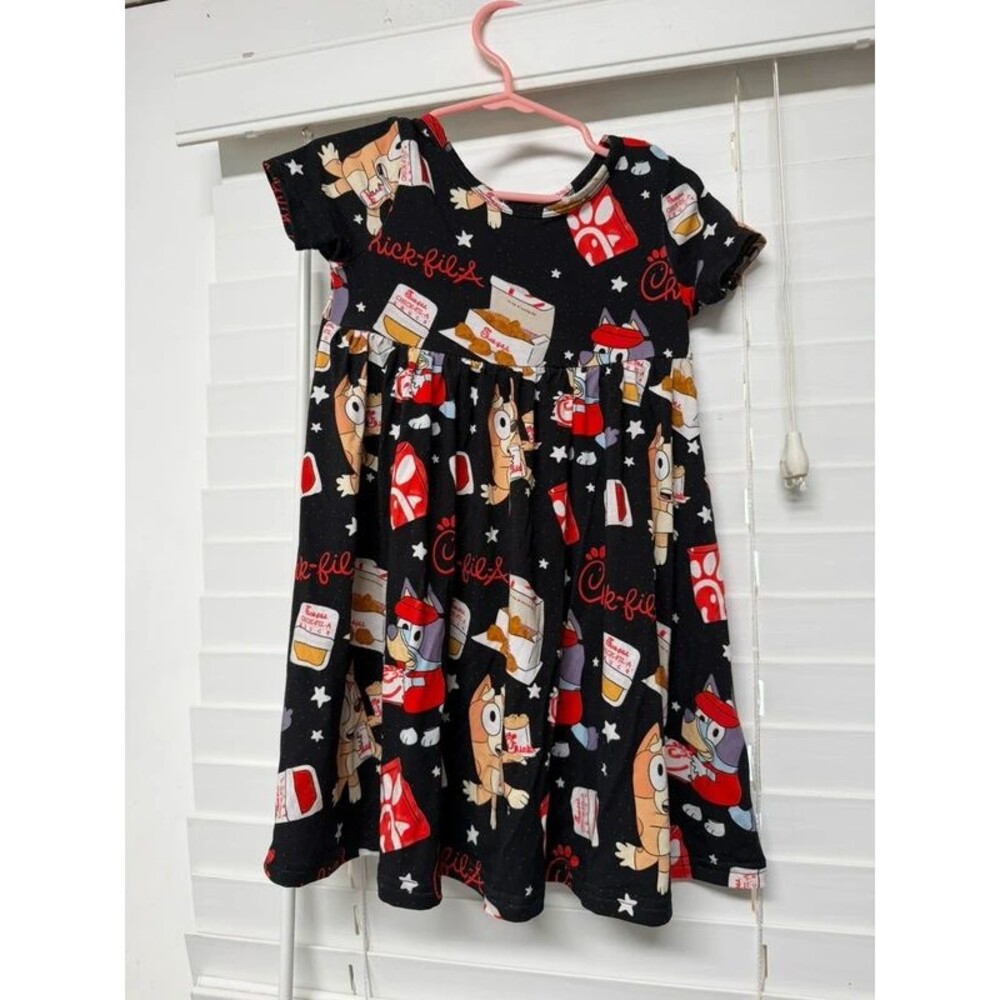 Wei Wei Twirl Dress Bluey Chick fil A